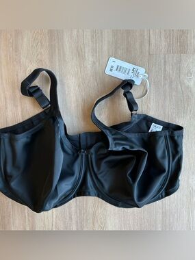 NWT elomi Smoothing Bra 44FF black